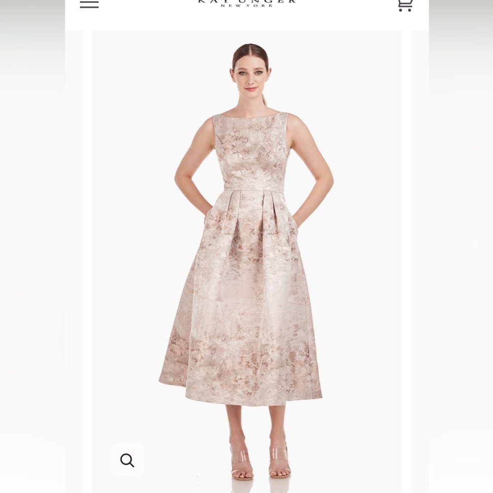 Kay Unger Elsa Dress sz 10 Mother of the Bride worn once!
